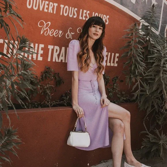 Rouje Gabin in lavender dot - Picture 4 of 13